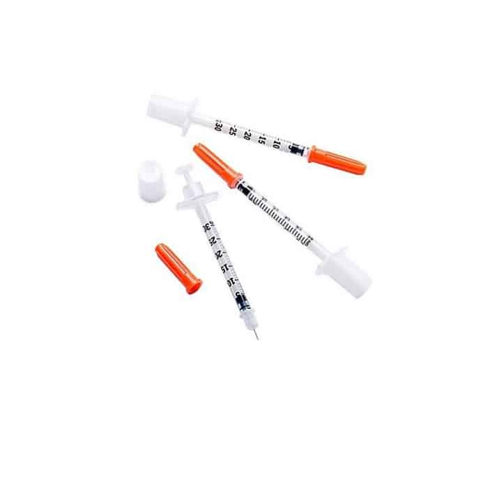 microfine syringe 1/2u 8 x 0,3ml 10 units