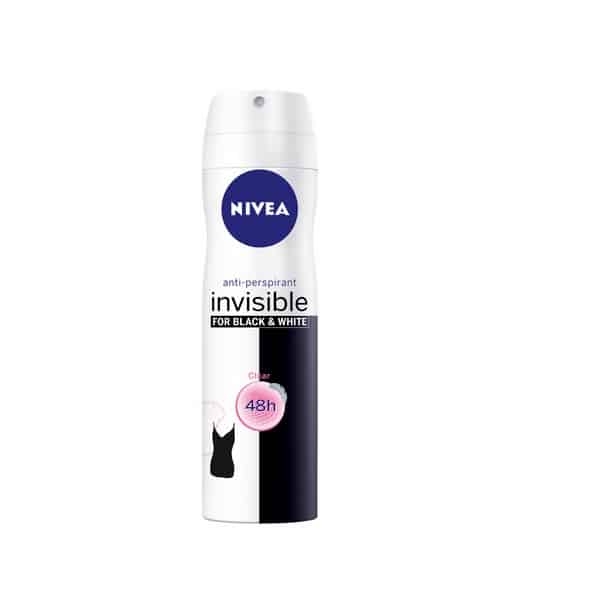 nivea invisible for black and white clear spray 200ml