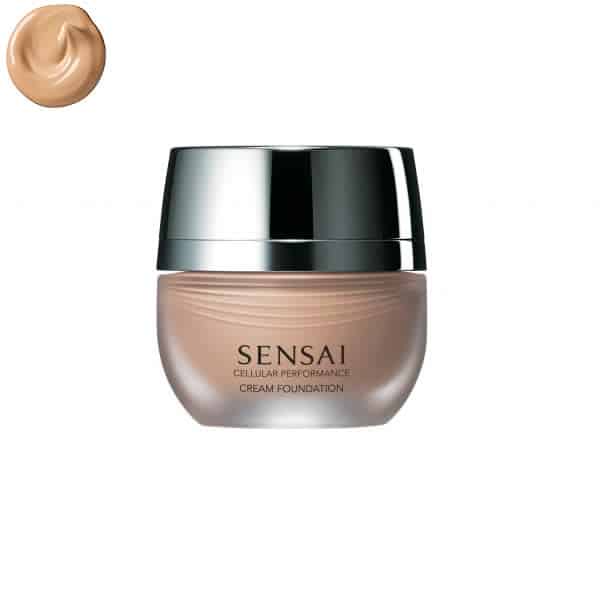 sensai cellular performance cream foundation cf22 natural beige 30ml