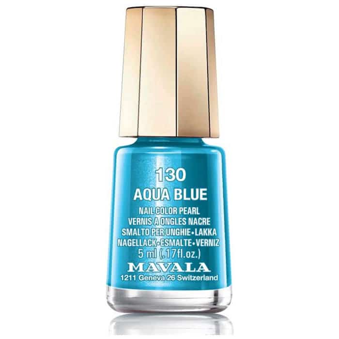 mavala nail polish 130 aqua blue 5ml