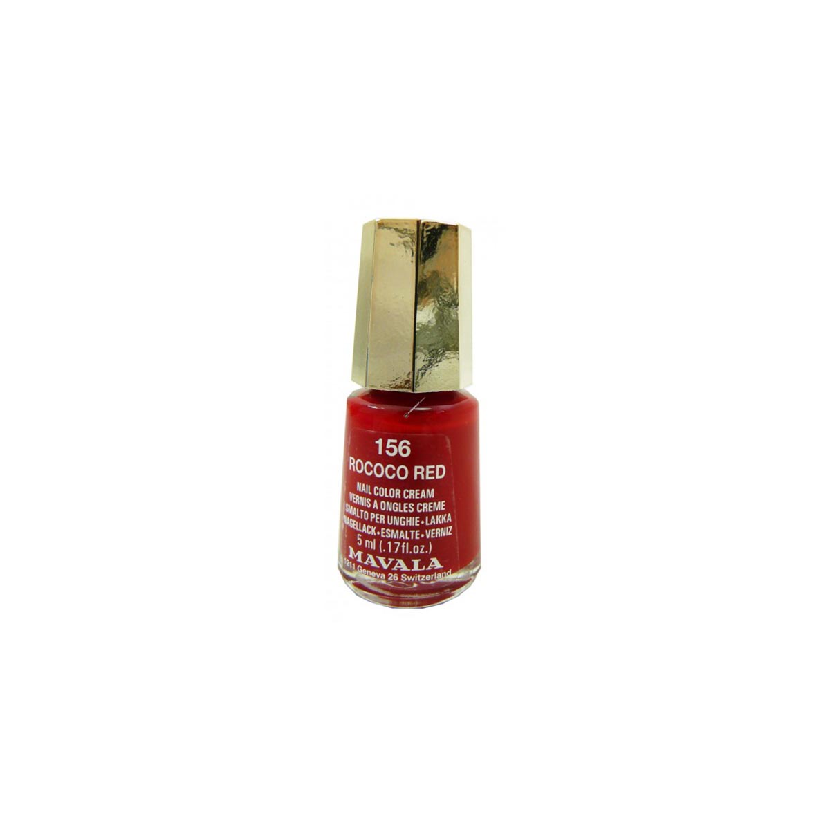 mavala nail polish 156 rococo red 5ml