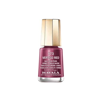 mavala nail polish 173 vertigo red 5ml