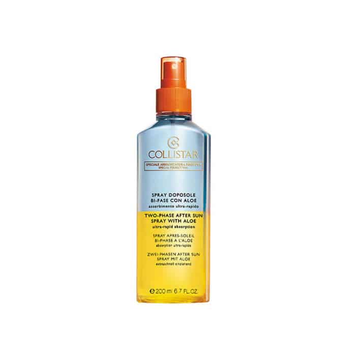 collistar two phase after sun spray with aloe 200ml