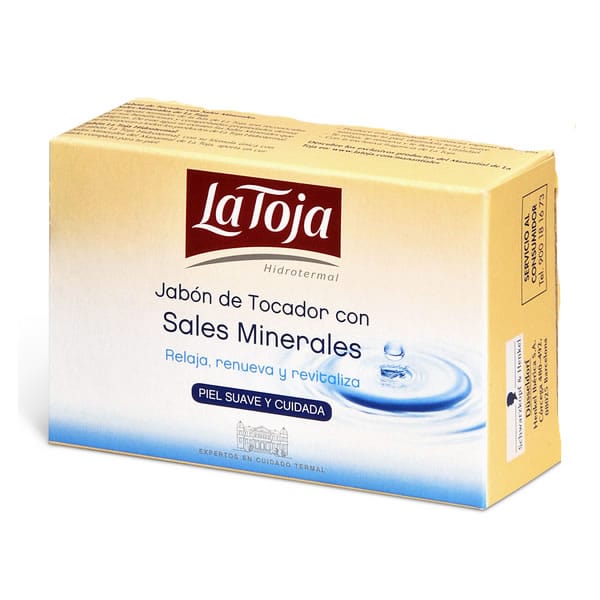 la toja toilet soap mineral salts 125gr