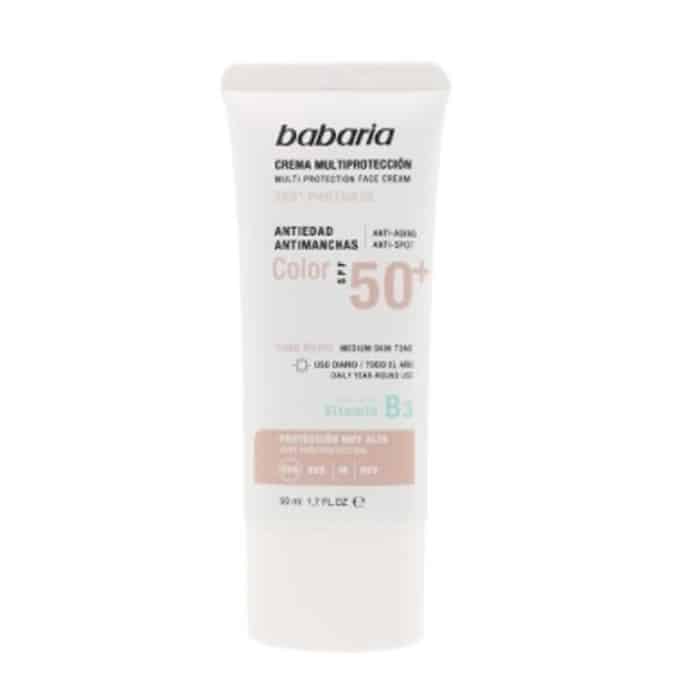 babaria solar multiprotection anti spot cream color spf50 50ml