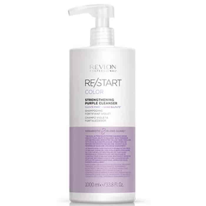 revlon re start strengthening purple cleanser shampoo 1000ml