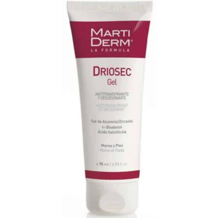 martiderm driosec gel deodorant for hands and feet 75ml