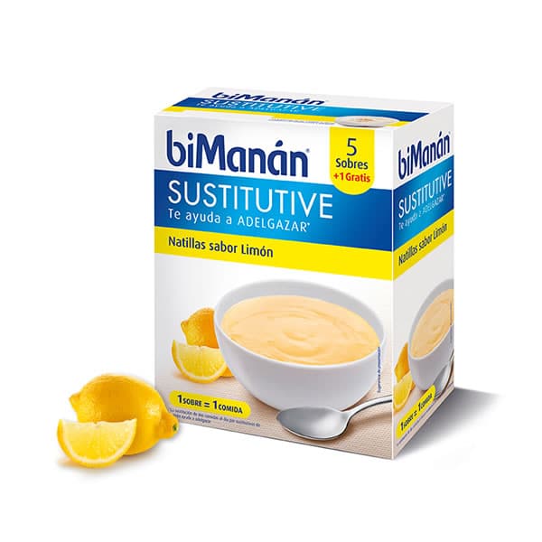 bimanán sustitutive lemon custard 5 units