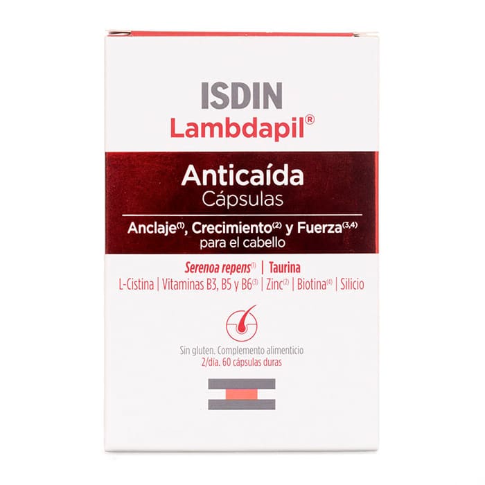 isdin anti hair loss lambdapil capsules 60 capsules