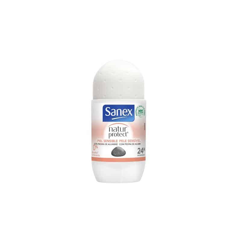 sanex naturprotect sensitive skin roll on 50ml