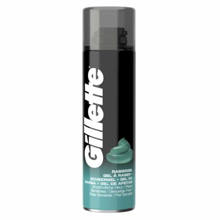 gillette gel shaving 200ml