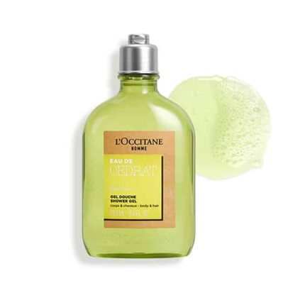 l'occitane eau de cedrat shower gel 250ml