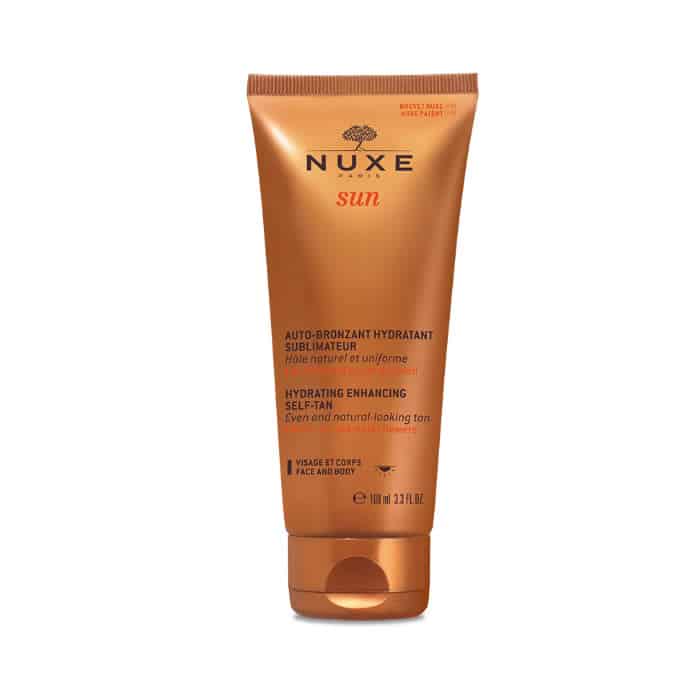 nuxe sun hydrating enhancing self tan face and body 100ml