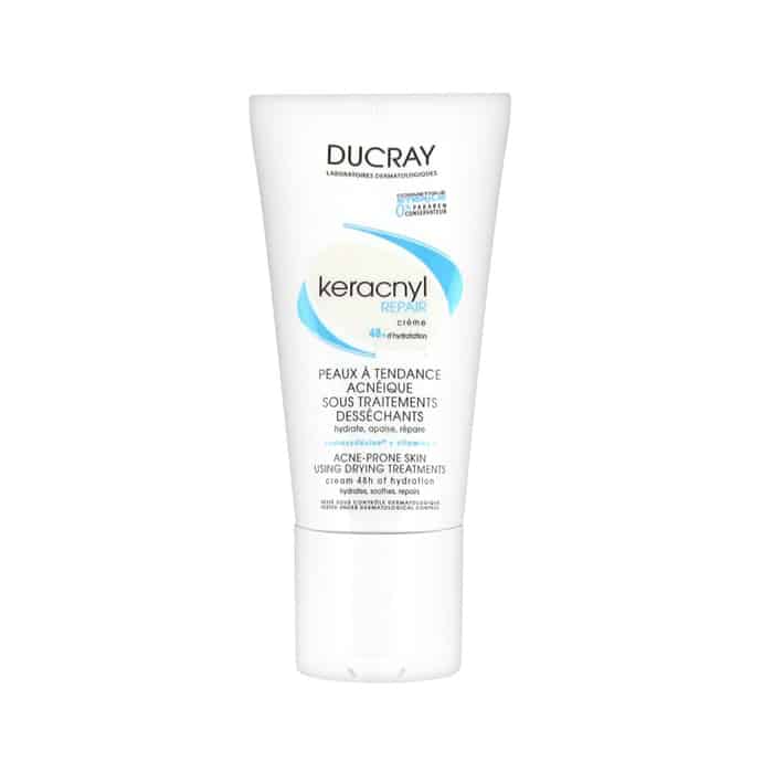 ducray keracnyl moisturizing repair cream 48hrs 50ml