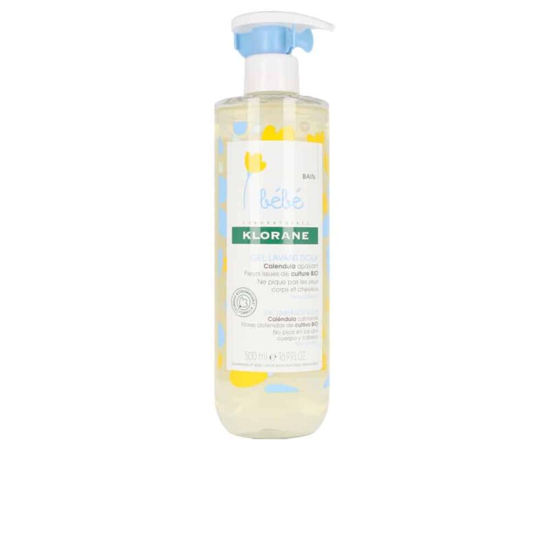 klorane bebé gentle cleansing gel soothing calendula 500ml