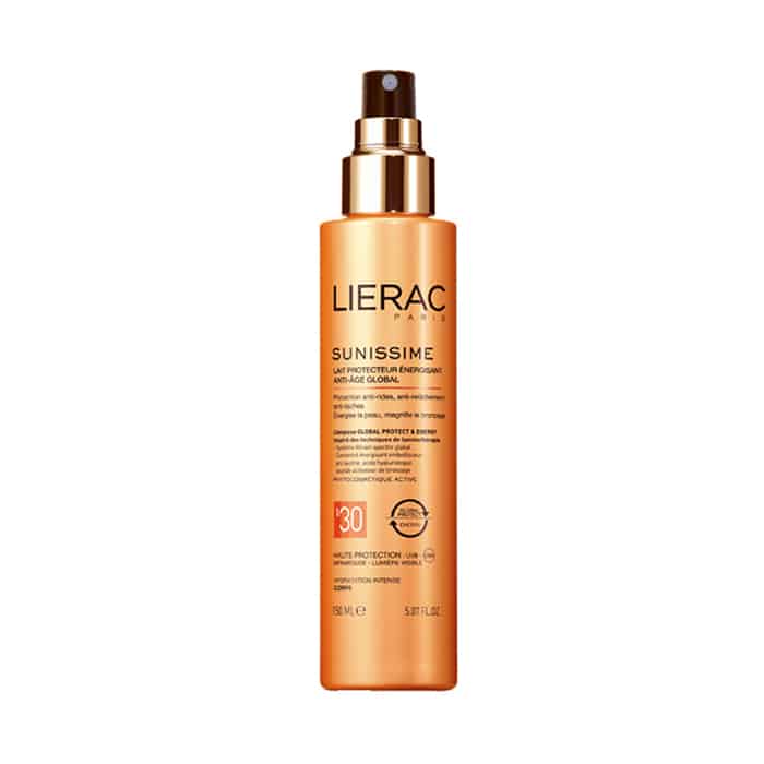 lierac sunissime global anti ageing protective milk spf 30 150 ml