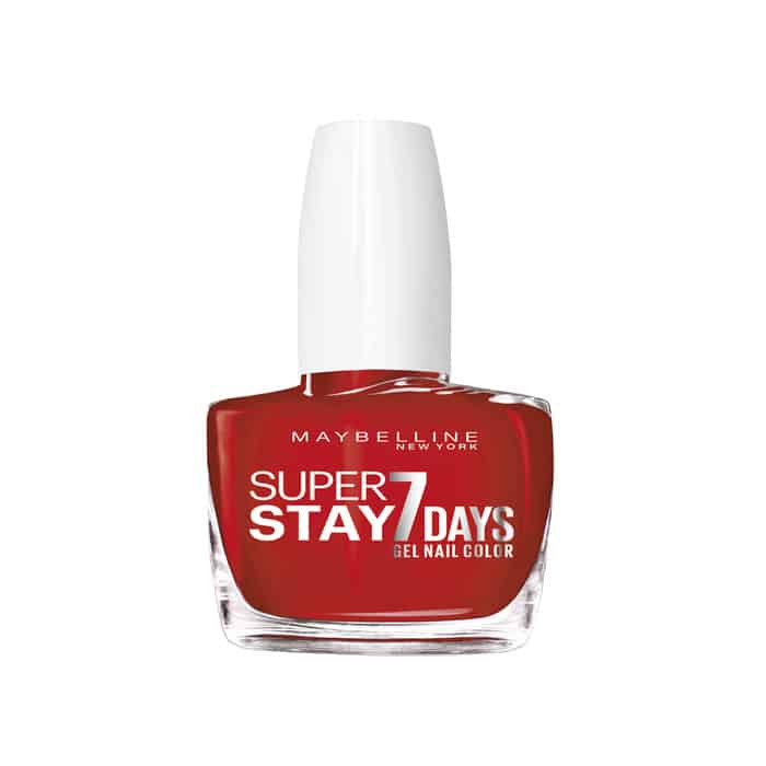 maybelline superstay 7 days gel nail color 008 passionate red