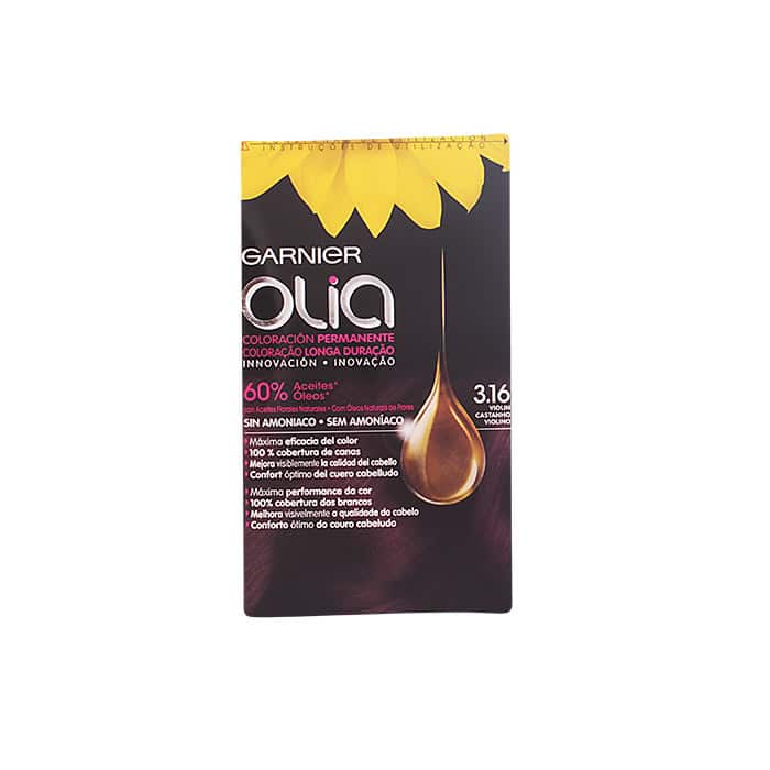 garnier olia permanent coloring 3,16 fiddle