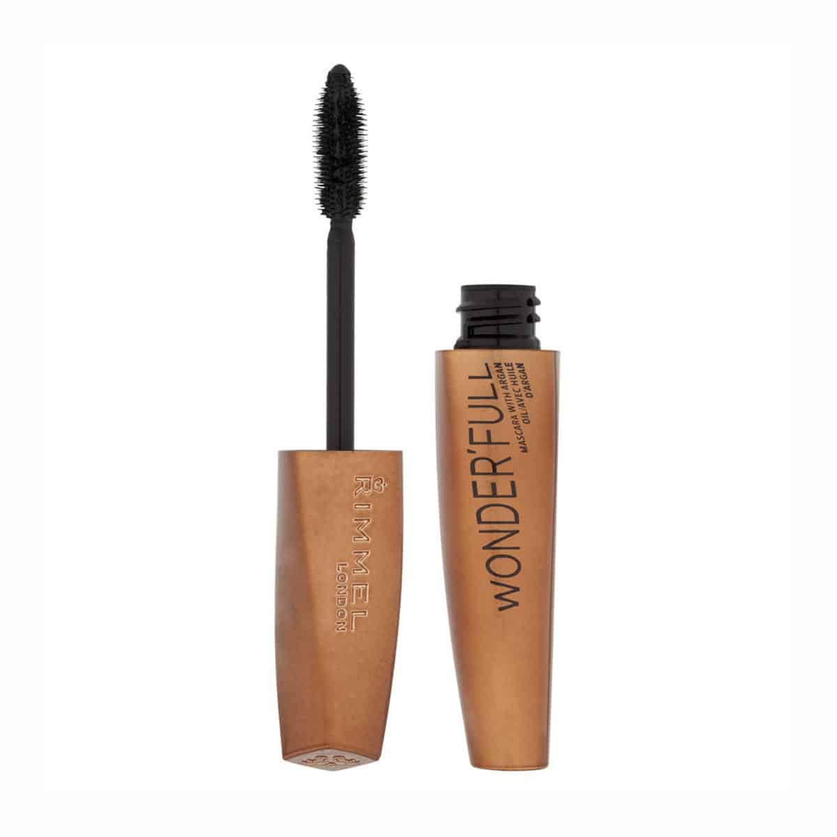 rimmel london wonderfull with argan mascara 001 black