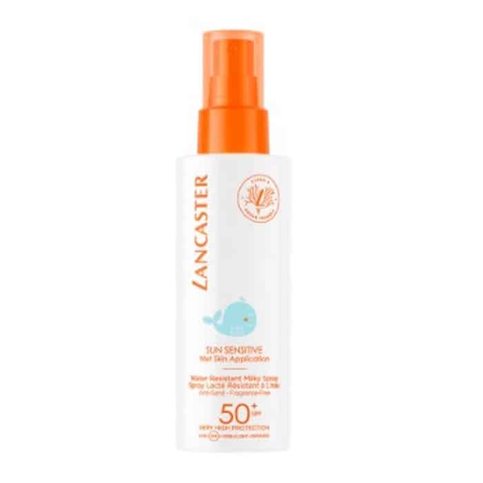 lancaster sun sensitive wet skin kids spf50 150ml