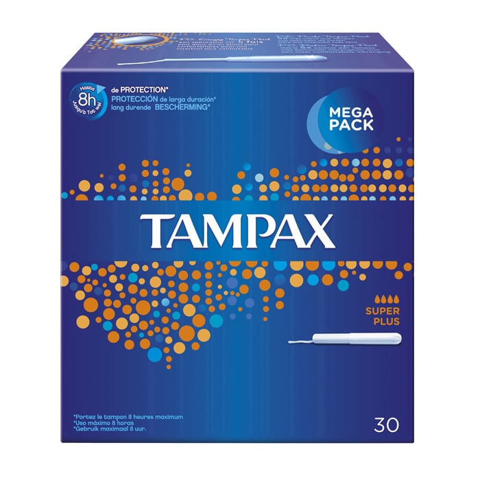 tampax super plus 30 units