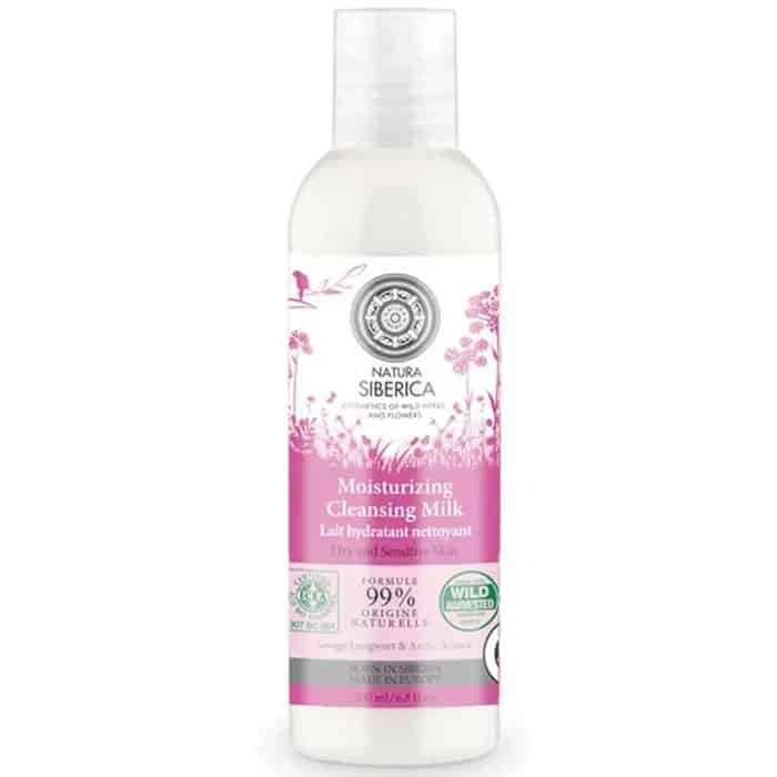 natura siberica moisturizing cleansing milk dry and sensitive skin 200ml