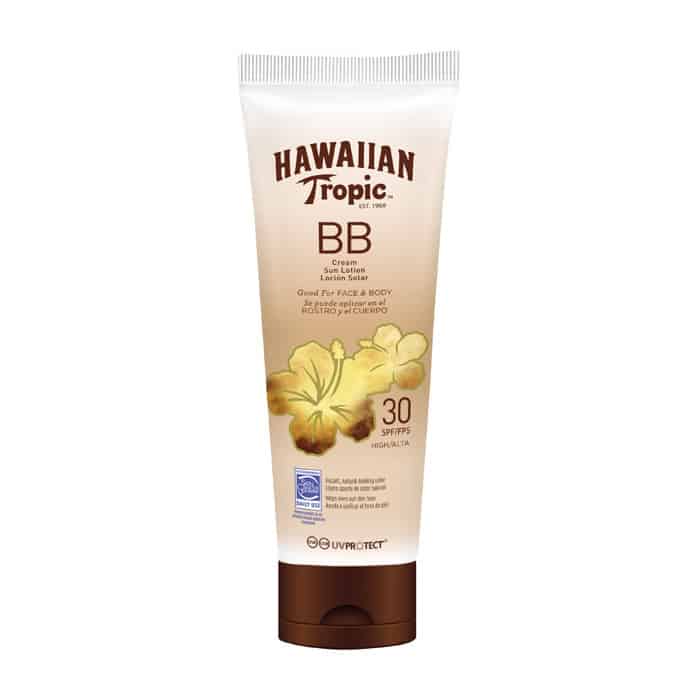 hawaiian tropic bb cream sun lotion face and body spf30 150ml