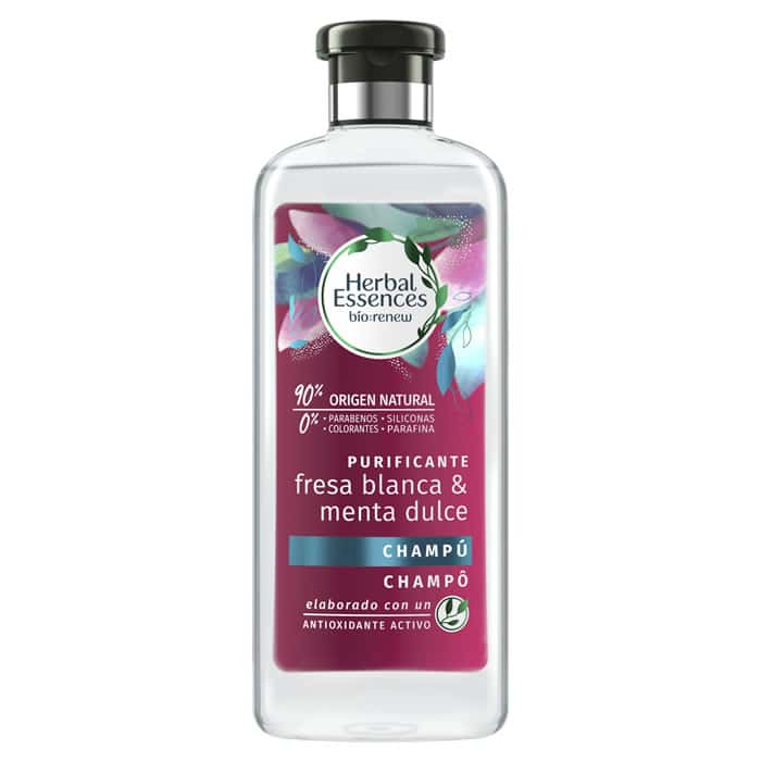 herbal essences strawberry & sweet mint shampoo clean 400ml