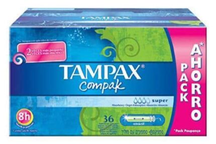 tampax compak tampón super 36 u