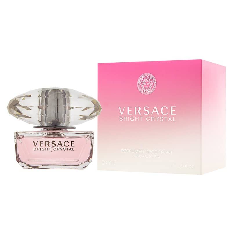 versace bright crystal perfumed deodorant spray 50ml