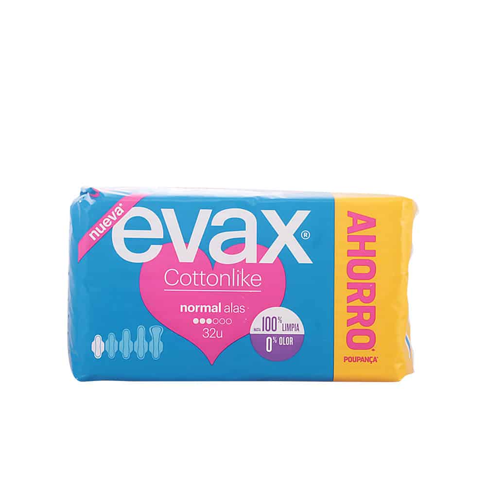 evax cottonlike normal sanitary towels 32 units