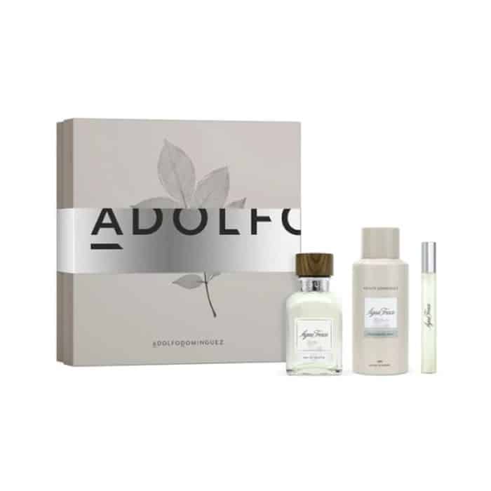 adolfo dominguez agua fresca eau de toilette spray 120ml set 3 pieces