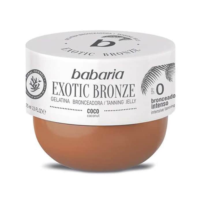 babaria exotic bronze tanning jelly coconut spf0 75ml