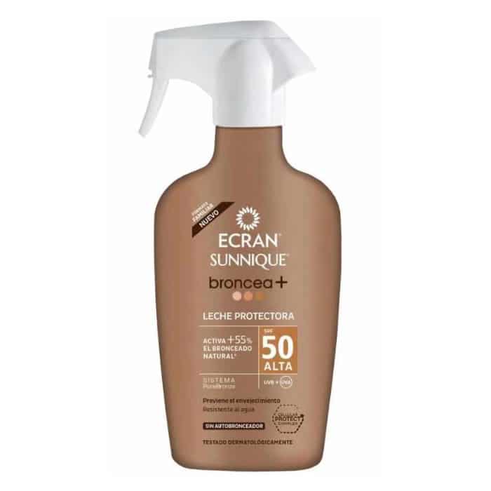 ecran sunnique broncea+ lotion spf50 spray 300ml