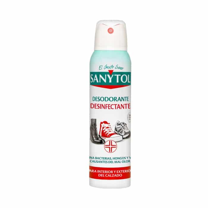 sanytol footwear disinfectant deodorant spray 150ml