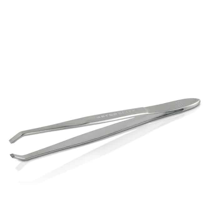 beter elite satin finish crab point tweezers