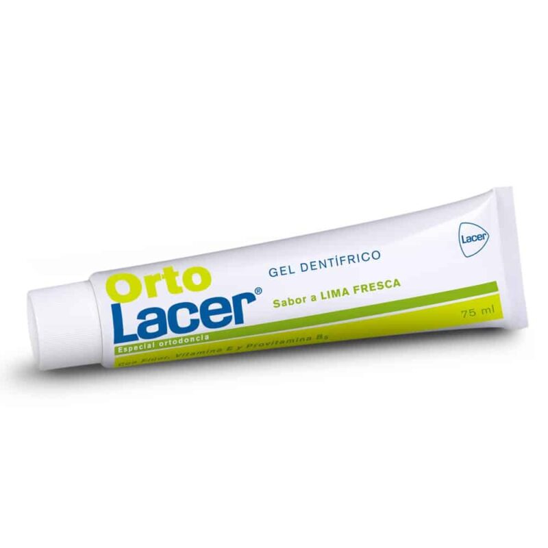 ortolacer dental gel lime flavour 75ml