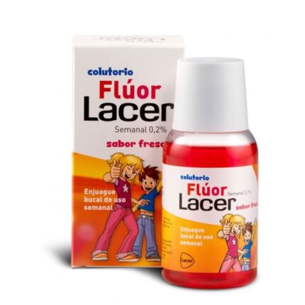 lacer™ fluoride 0,2 strawberry mouthwash 100ml