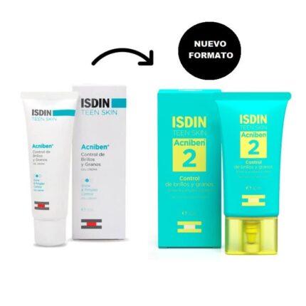 isdin acnibel teen skin gel cream for shine and grain control 40ml