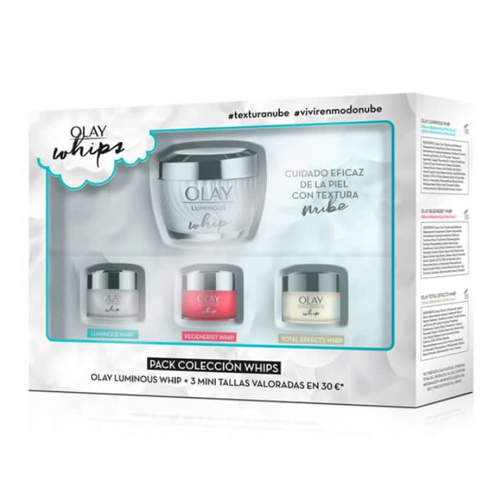 olay pack luminous whip 50ml set 4 pieces