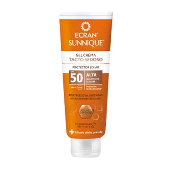 ecran sunnique silky touch cream gel spf50 250ml