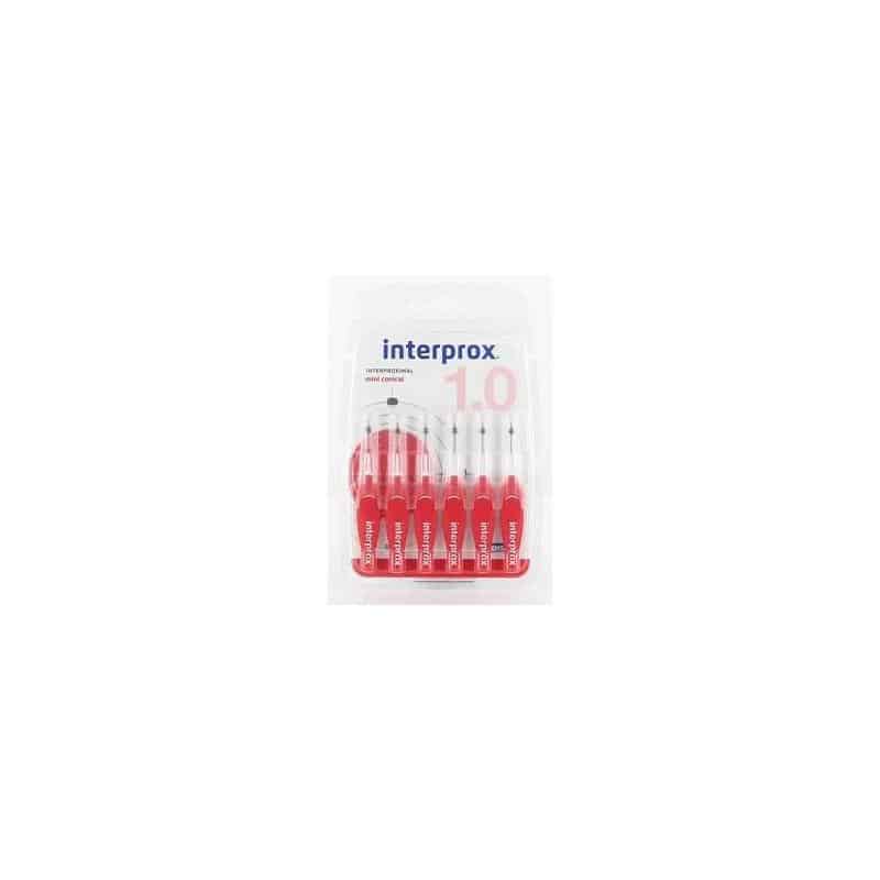 interprox vitis interdent dentaid mini 6u conic toothbrush