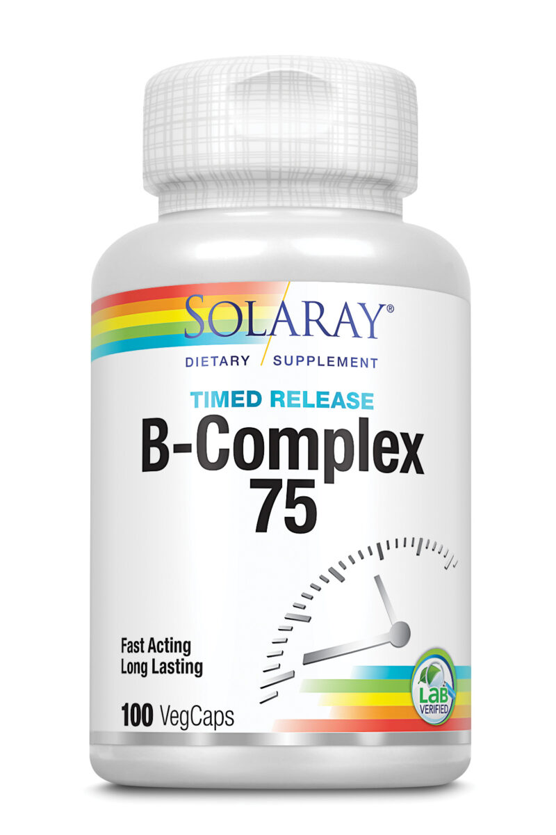 Solaray B Complex 75 A-R 100 Vcaps