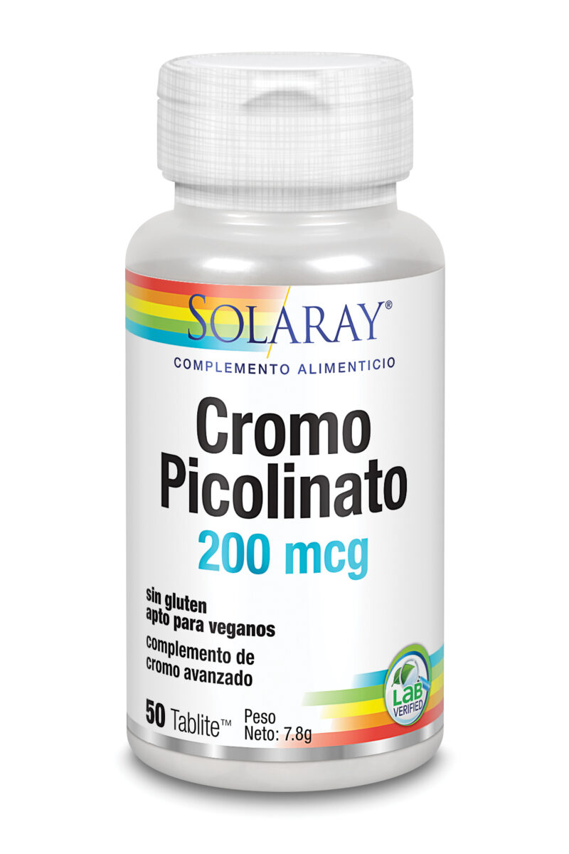 Solaray Chromium Picolinate 50 Tabletas