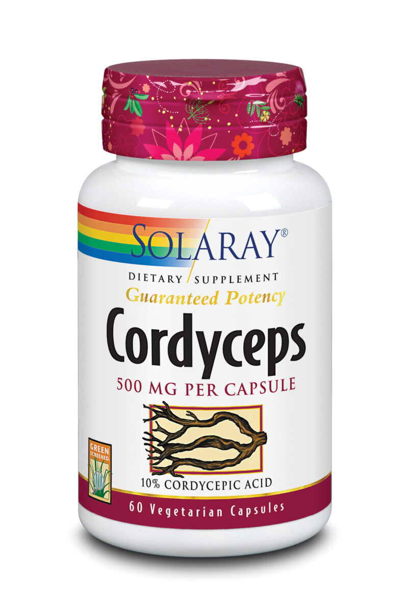 Solaray Cordyceps Extracto 500 Mg 60 Caps