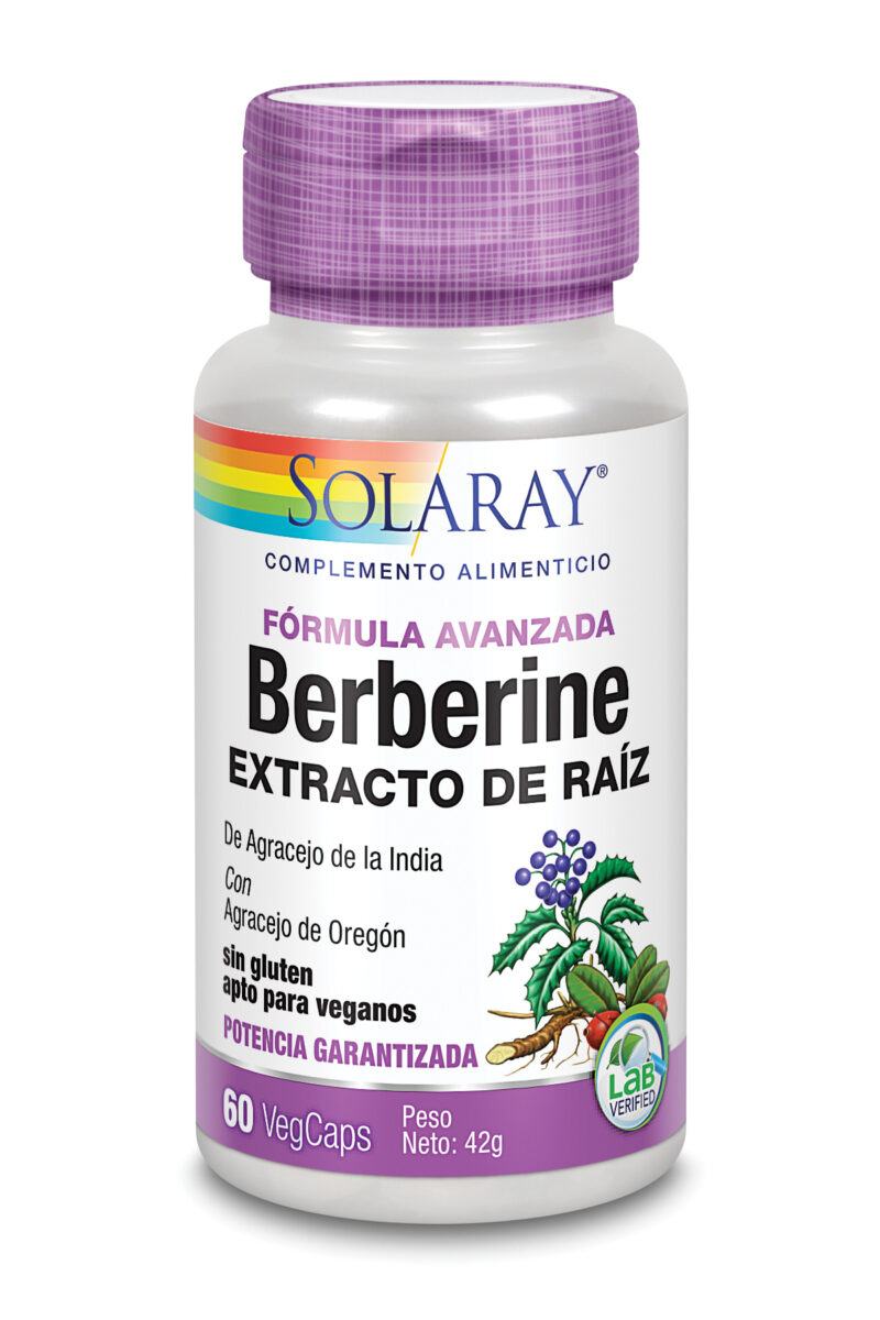 Solaray Berberine 60 Vcaps Formula Avanzana