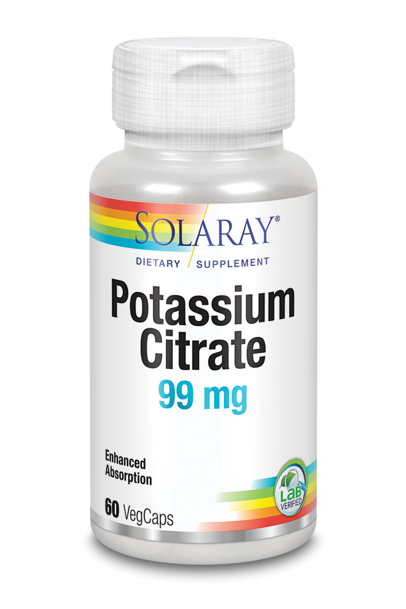 Solaray Potasio Citrato 99 Mg 60 Caps