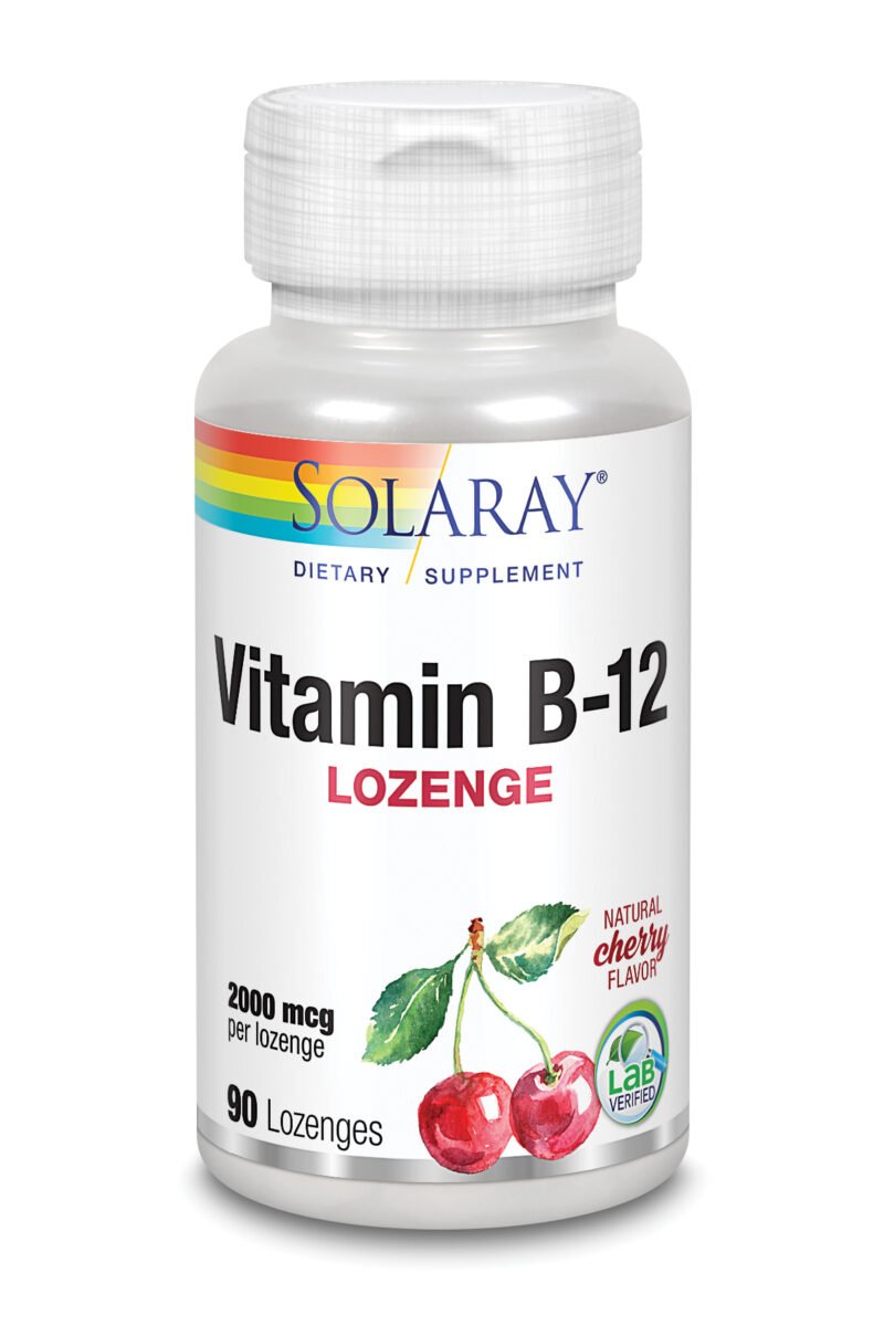 Solaray Vitamina B12 2000 Mcg 90 Comp