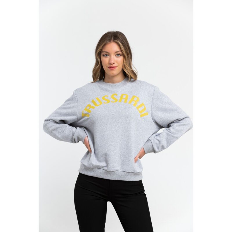 Trussardi 36F000321T002191_E510MelangeGreyPrintYellow - Image 2