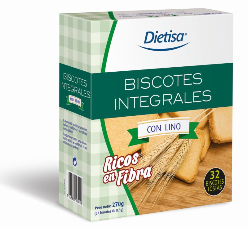 Dietisa Biscotes De Lino 32 Uds 270 Gramos